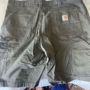 Carhartt Men's Dark Green Cargo Shorts